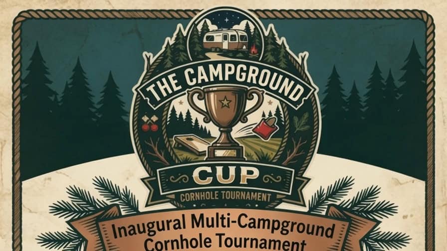 Inaugural Campground Cup Cornhole Tournament! 🏆